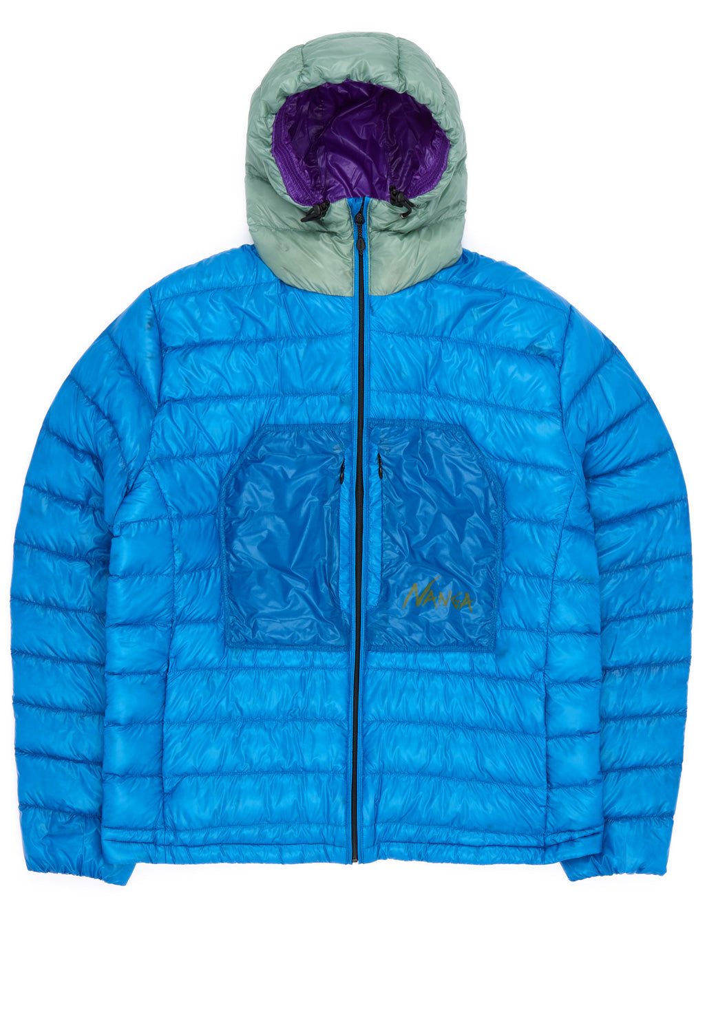 Nanga Men's Ultilight Down Parka Packable - Blue