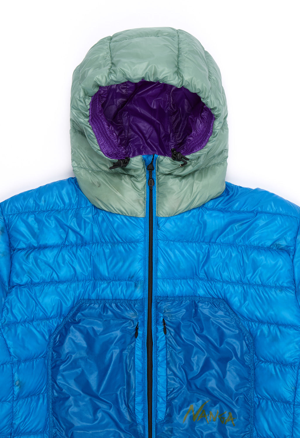 Nanga Men's Ultilight Down Parka Packable - Blue