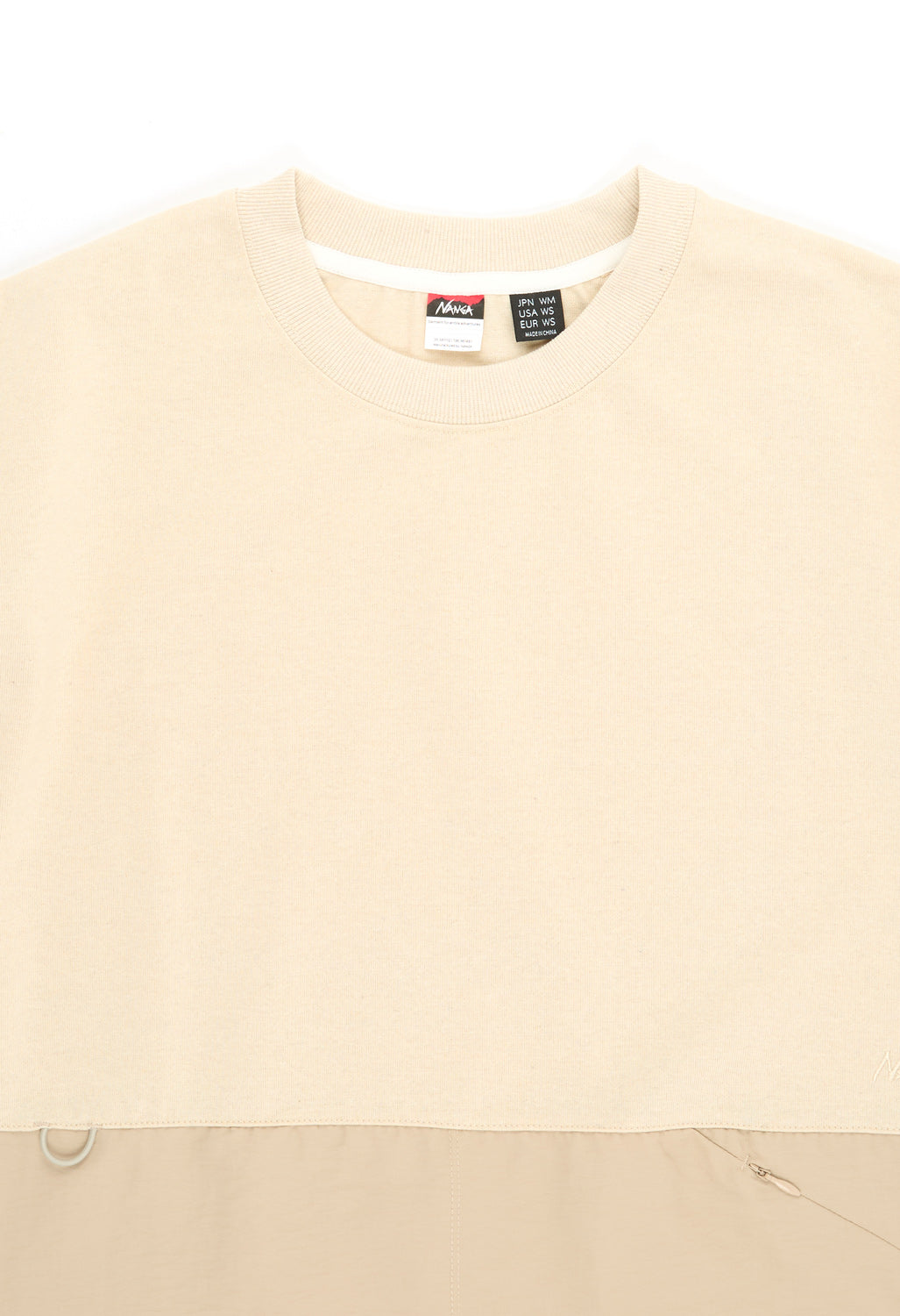 Nanga Women's Eco Hybrid Wide Fit Long Sleeve Tee - Beige