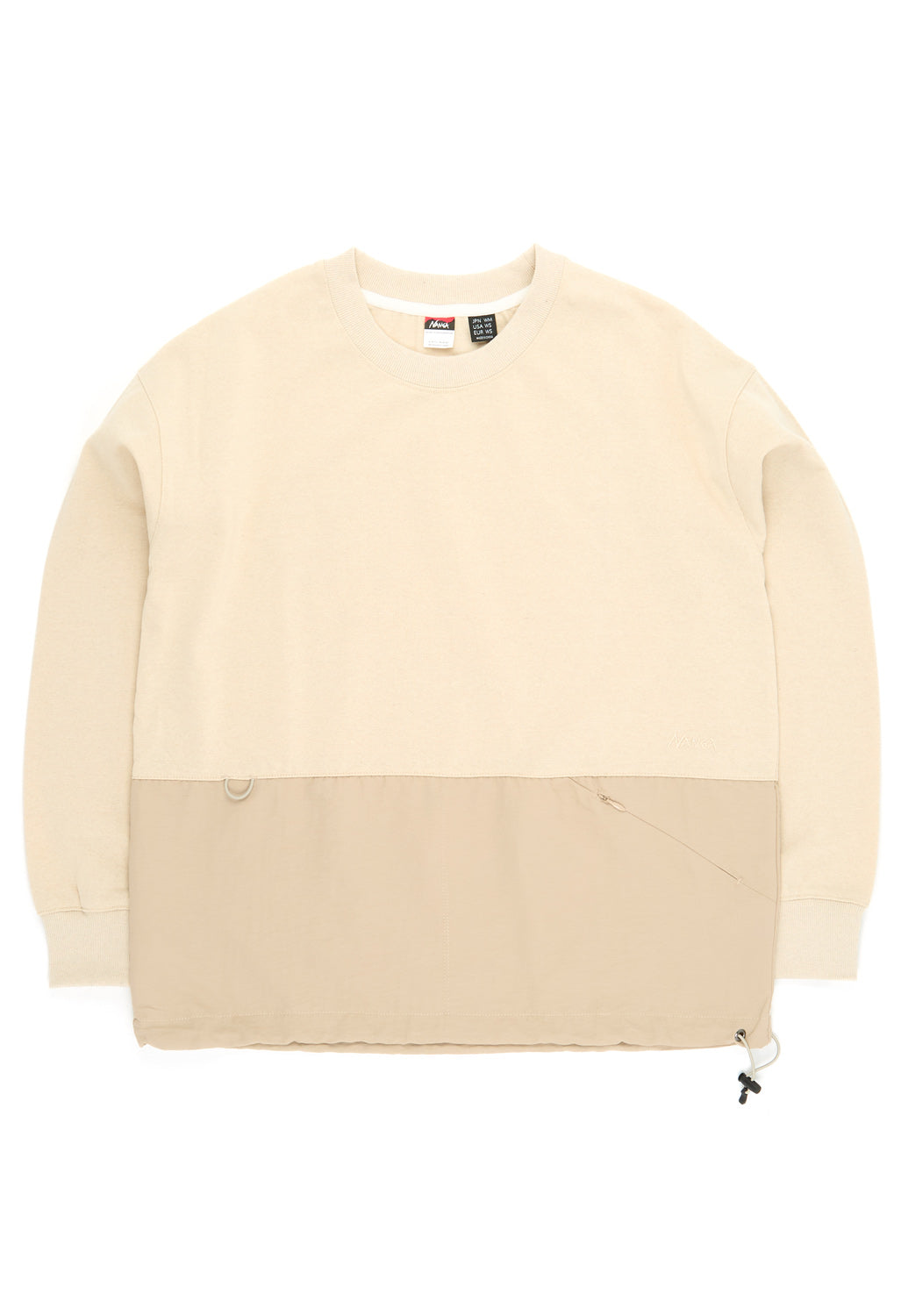 Nanga Women's Eco Hybrid Wide Fit Long Sleeve Tee - Beige