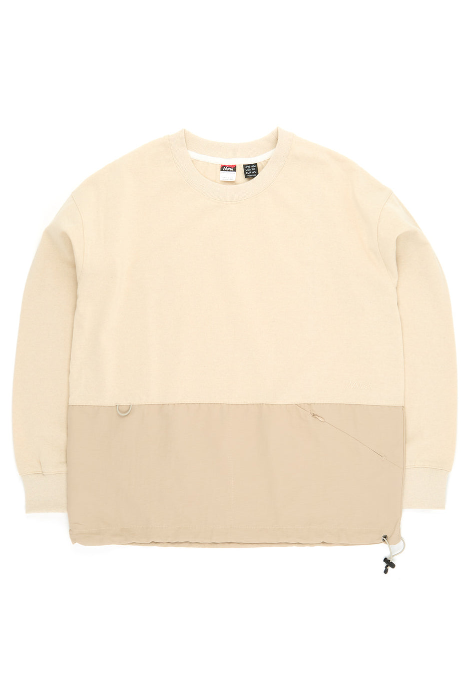 Nanga Women's Eco Hybrid Wide Fit Long Sleeve Tee - Beige