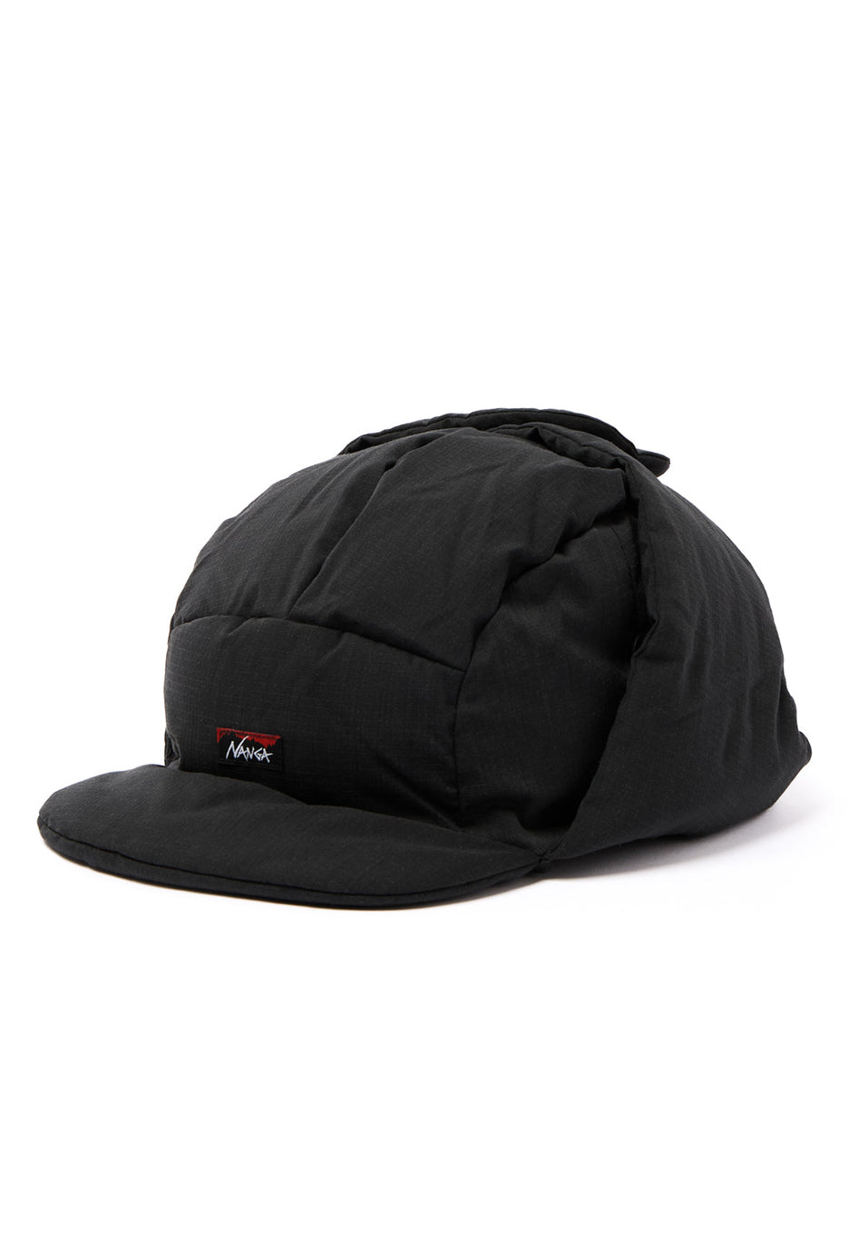 Nanga Hinoc Ripstop Down Ear Flap Cap - Black