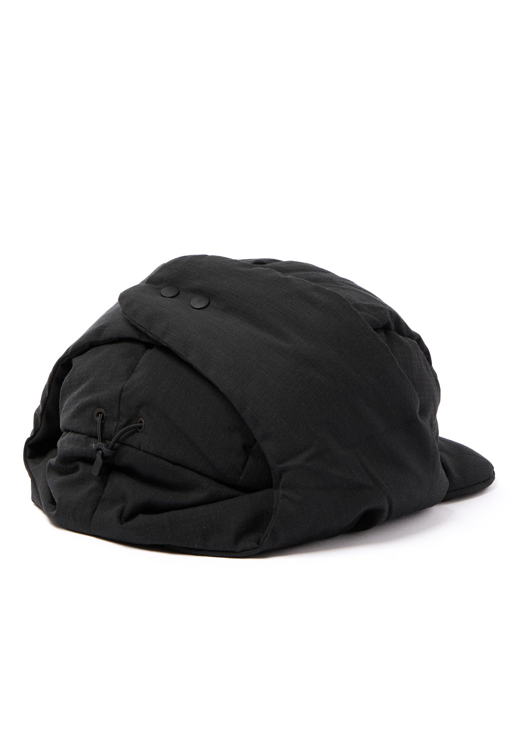 Nanga Hinoc Ripstop Down Ear Flap Cap - Black