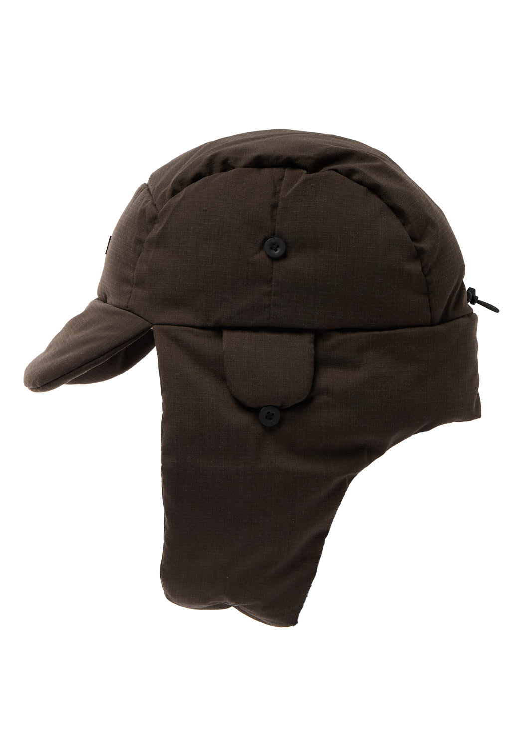Nanga Hinoc Ripstop Down Ear Flap Cap - Dark Brown