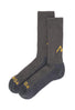 Nanga Wool Pile Compression Crew Socks - Charcoal
