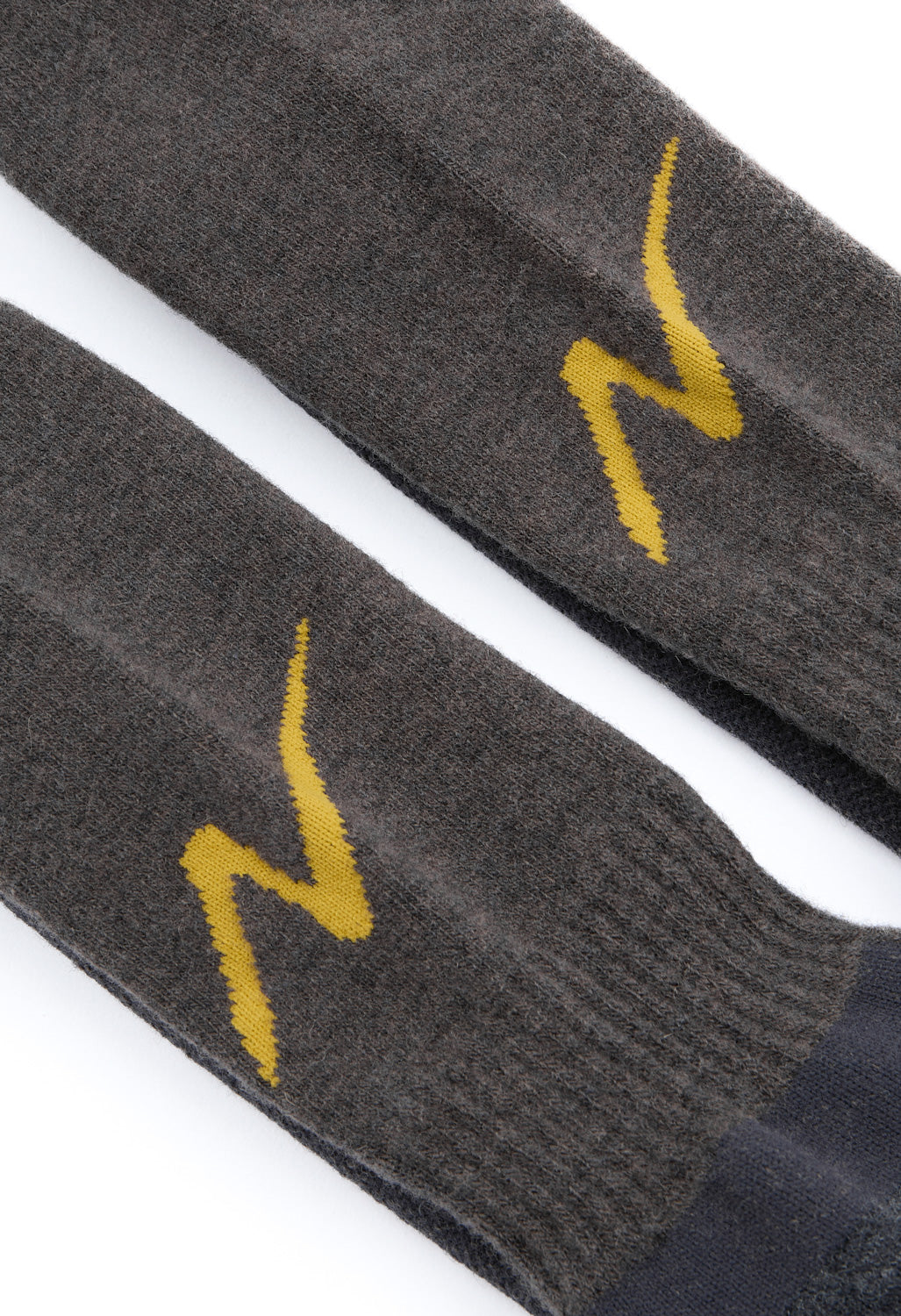 Nanga Wool Pile Compression Crew Socks - Charcoal