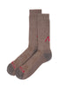 Nanga Wool Pile Compression Crew Socks - Mocha