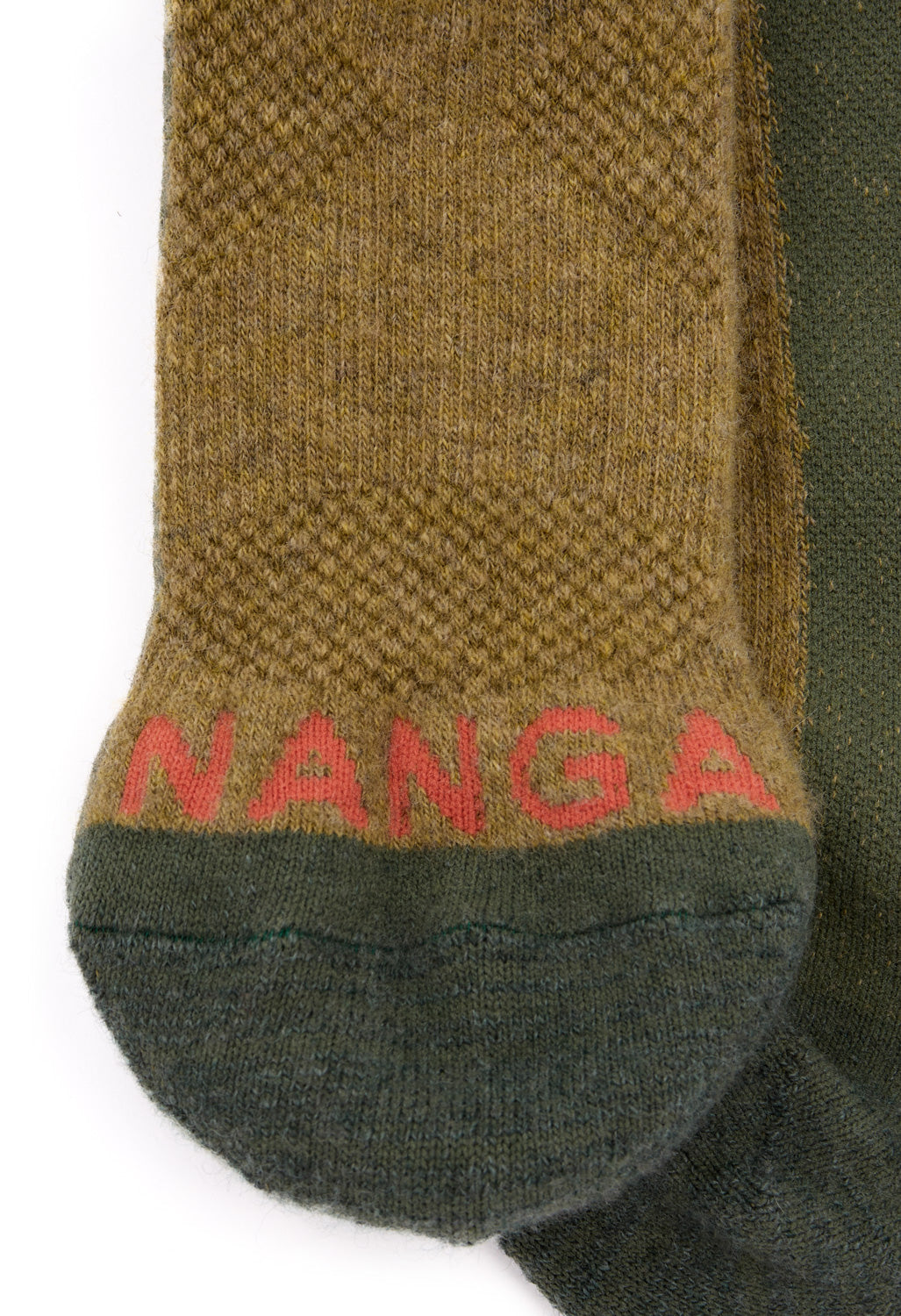 Nanga Wool Pile Compression Crew Socks - Dark Green