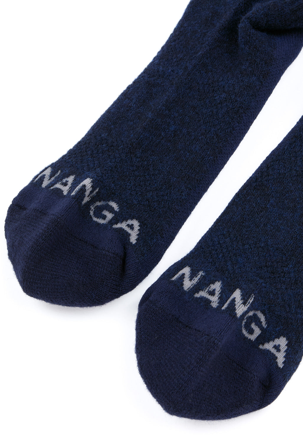 Nanga Wool Pile Compression Crew Socks - Navy