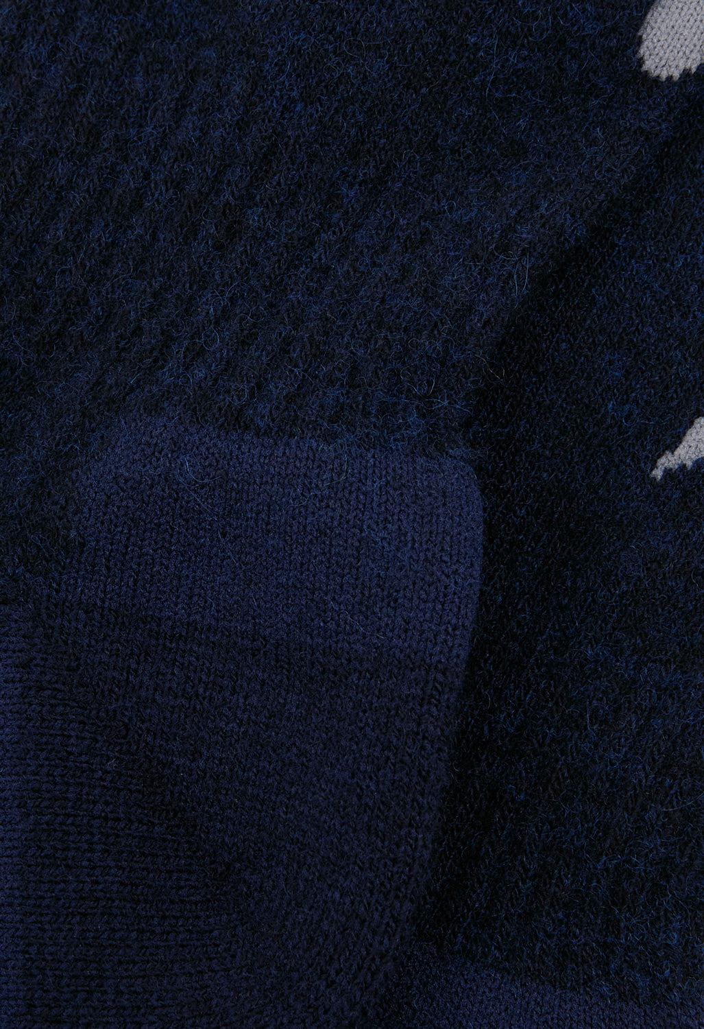 Nanga Wool Pile Compression Crew Socks - Navy