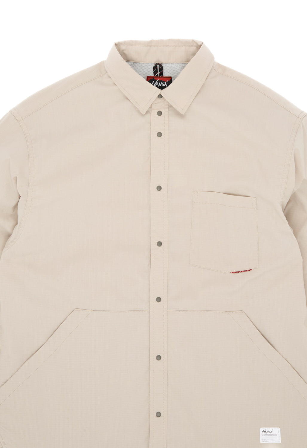 Nanga Men's Hinoc Ripstop UT Shirt - Light Grey