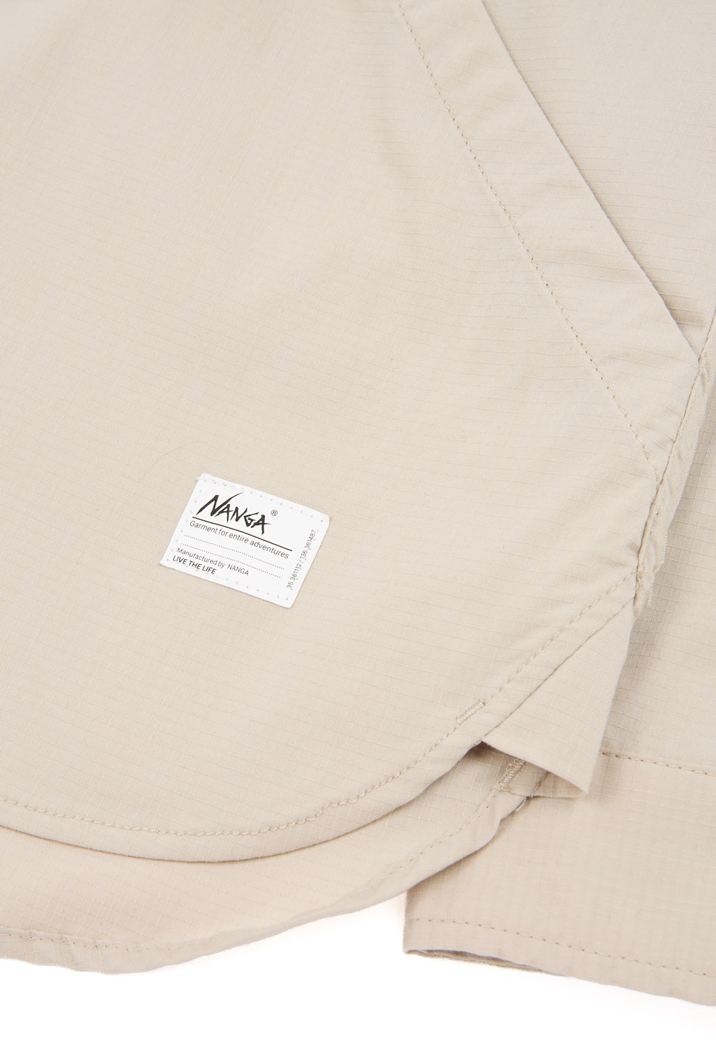 Nanga Men's Hinoc Ripstop UT Shirt - Light Grey