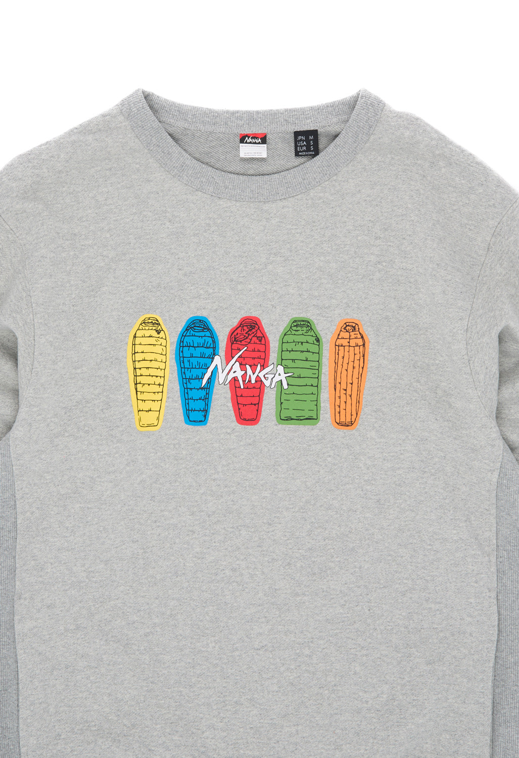 Nanga Men's Eco Hybrid Sleeping Bag Sweatshirt - Light Grey