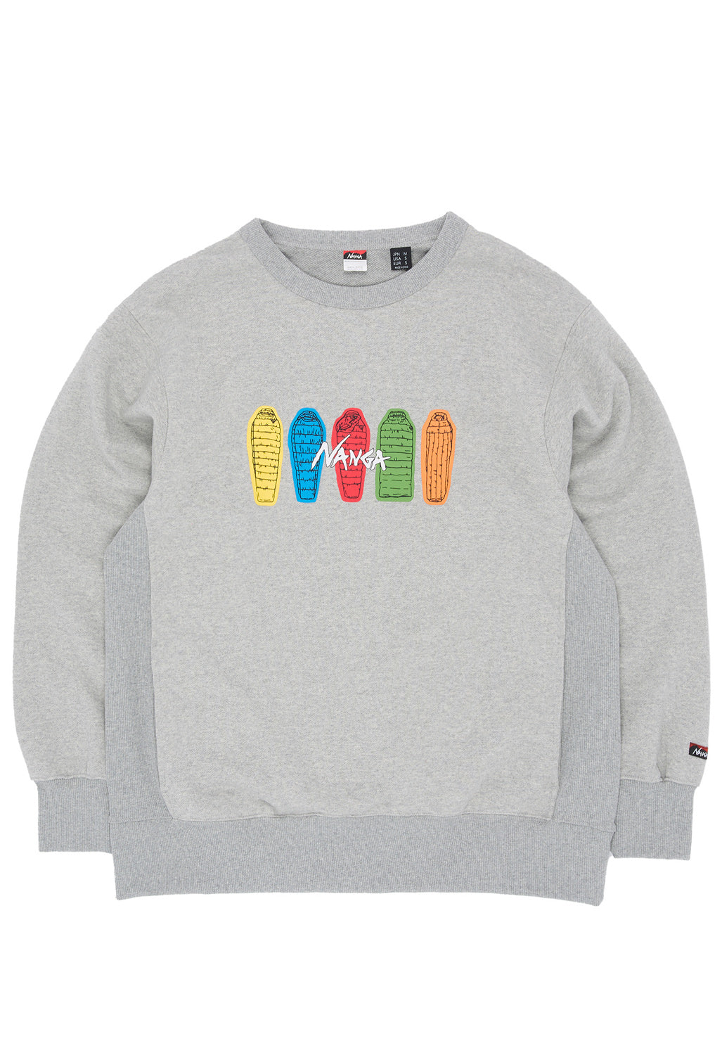Nanga Men's Eco Hybrid Sleeping Bag Sweatshirt - Light Grey