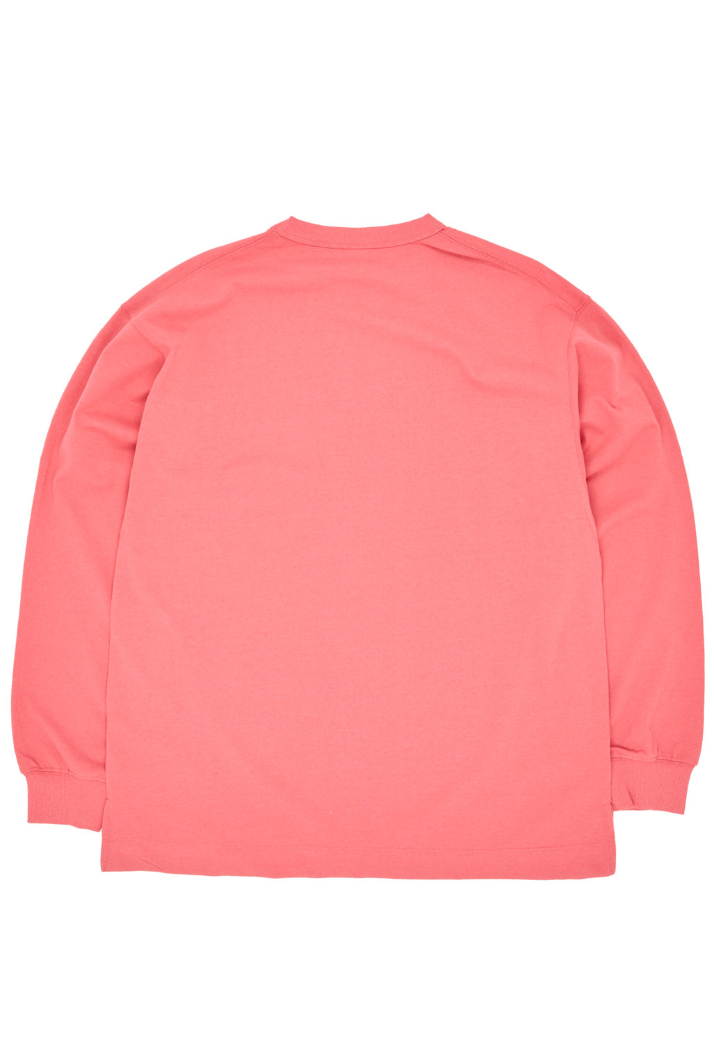 Nanga Men's Eco Hybrid Box Logo Embroidery Long Sleeve Tee - Pink