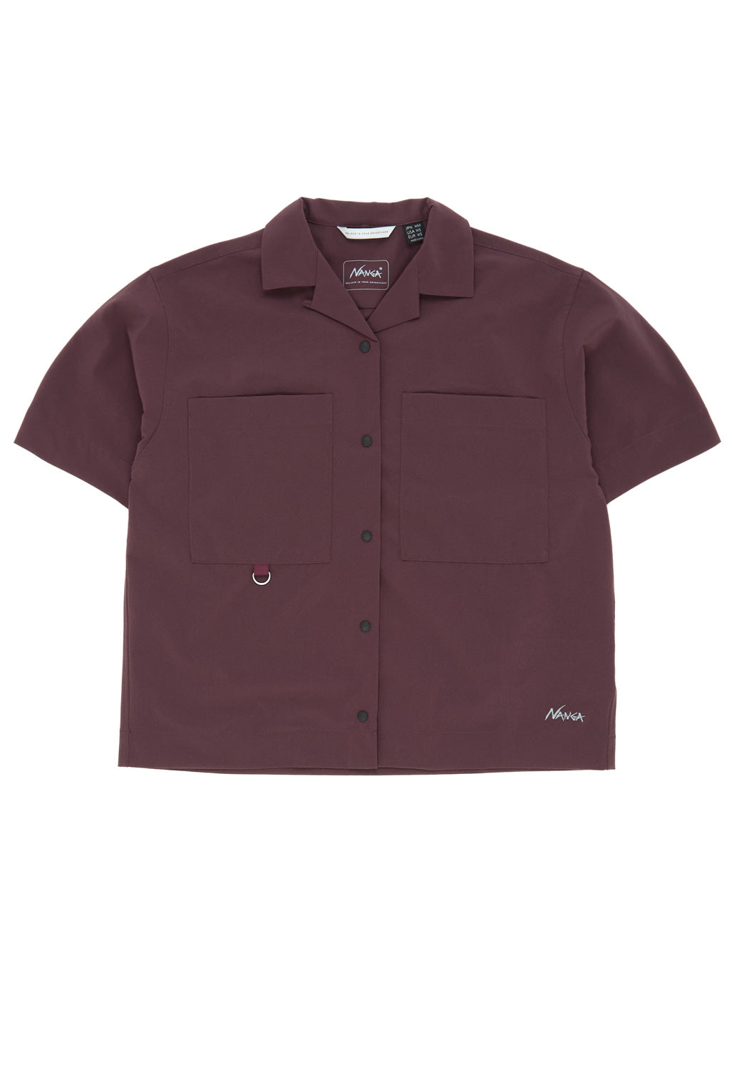 Nanga Women's Dotair Comfy Short Sleeve Shirt - Plum