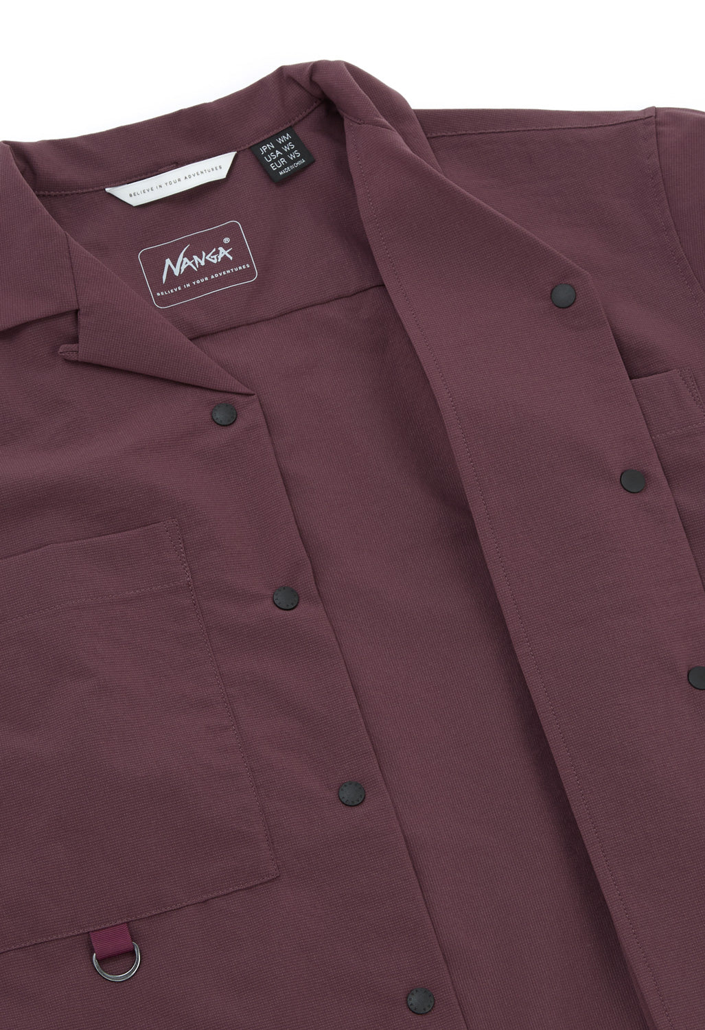Nanga Women's Dotair Comfy Short Sleeve Shirt - Plum