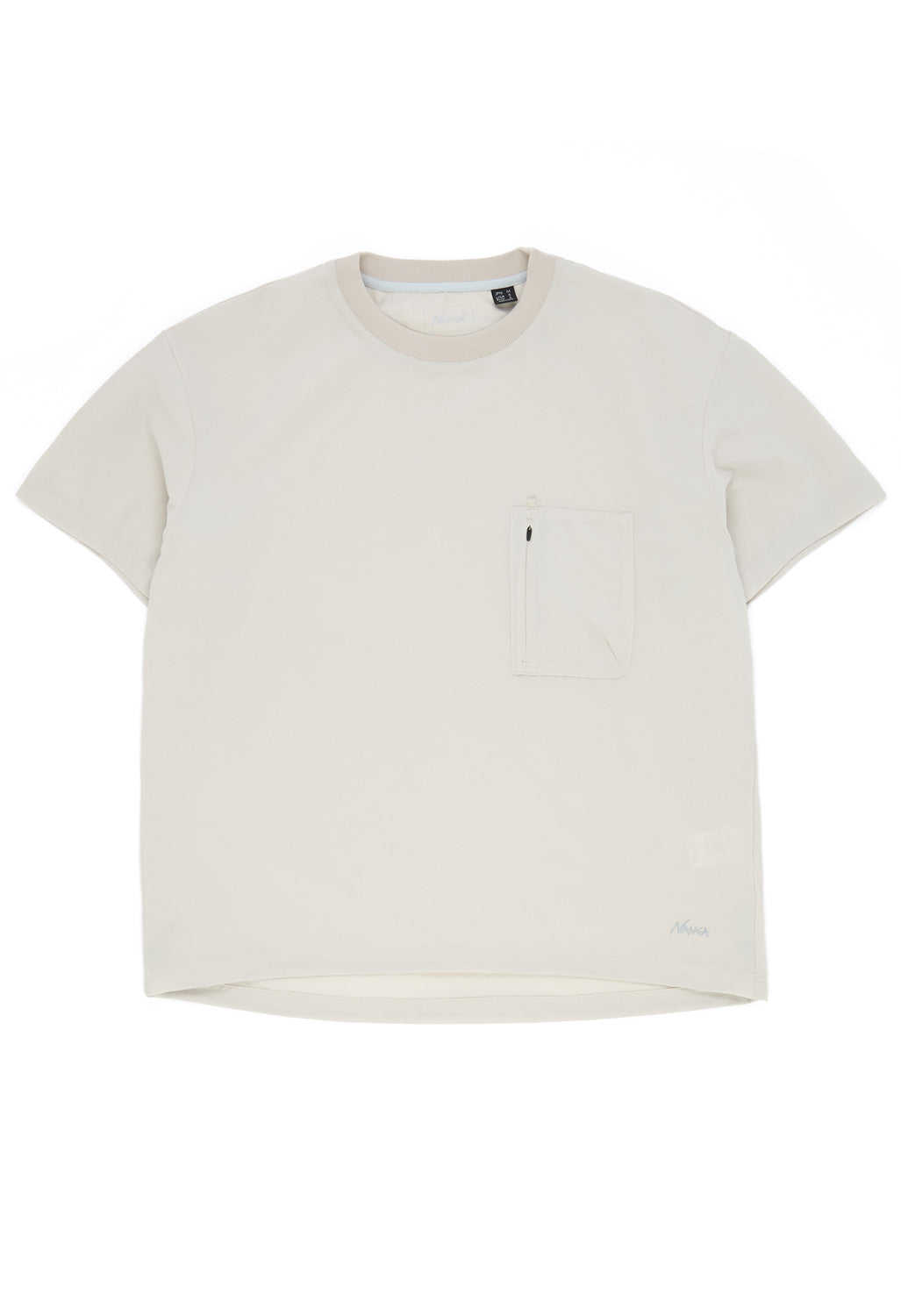 Nanga Men's Dotair Comfy Tee - Sand Beige