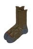 Nanga Power Step Crew Socks - Khaki