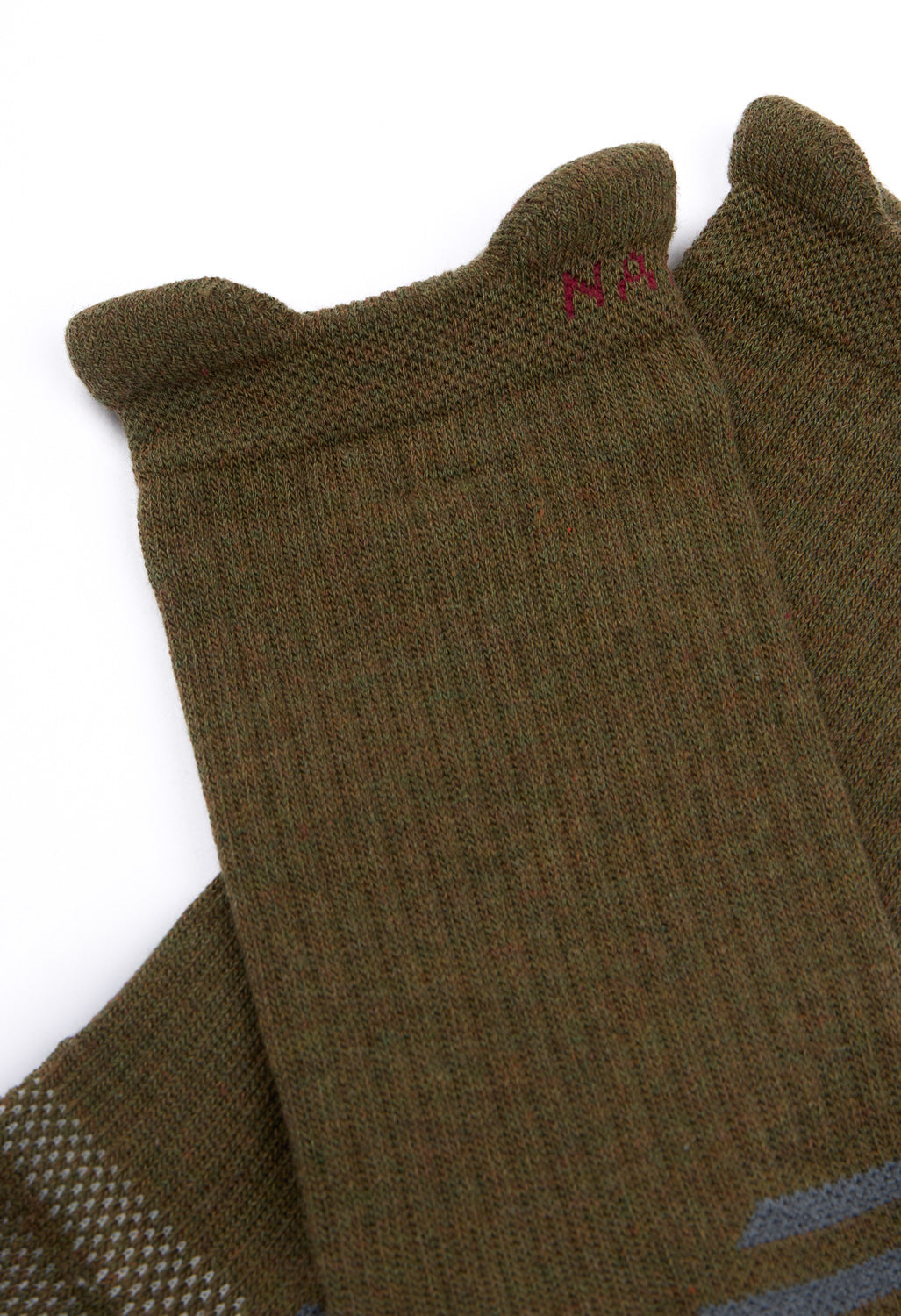 Nanga Power Step Crew Socks - Khaki