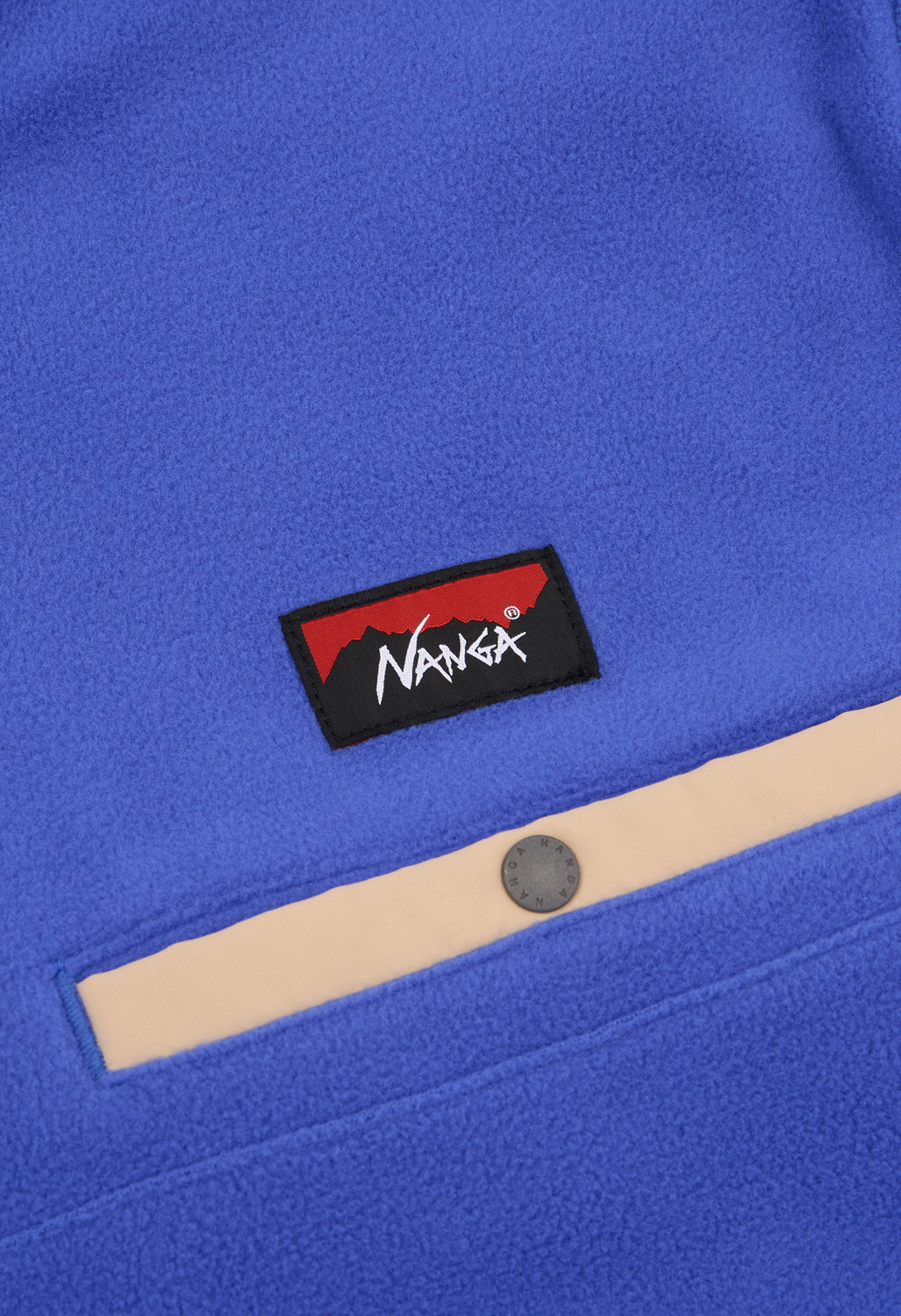 Nanga Men's Air Warm Fleece Hoodie - Blue