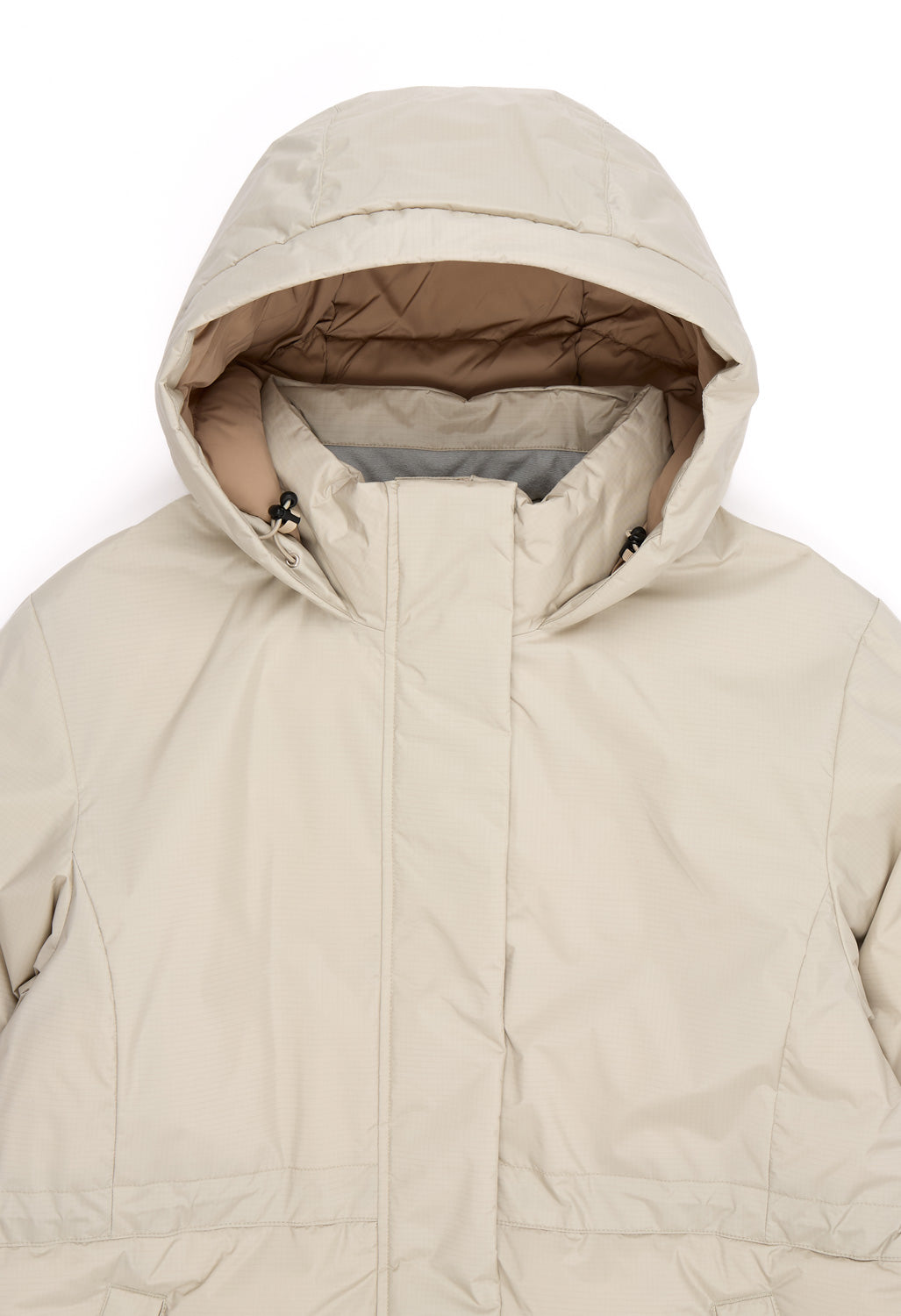 Nanga Women's AT Down Half Coat - Ivory