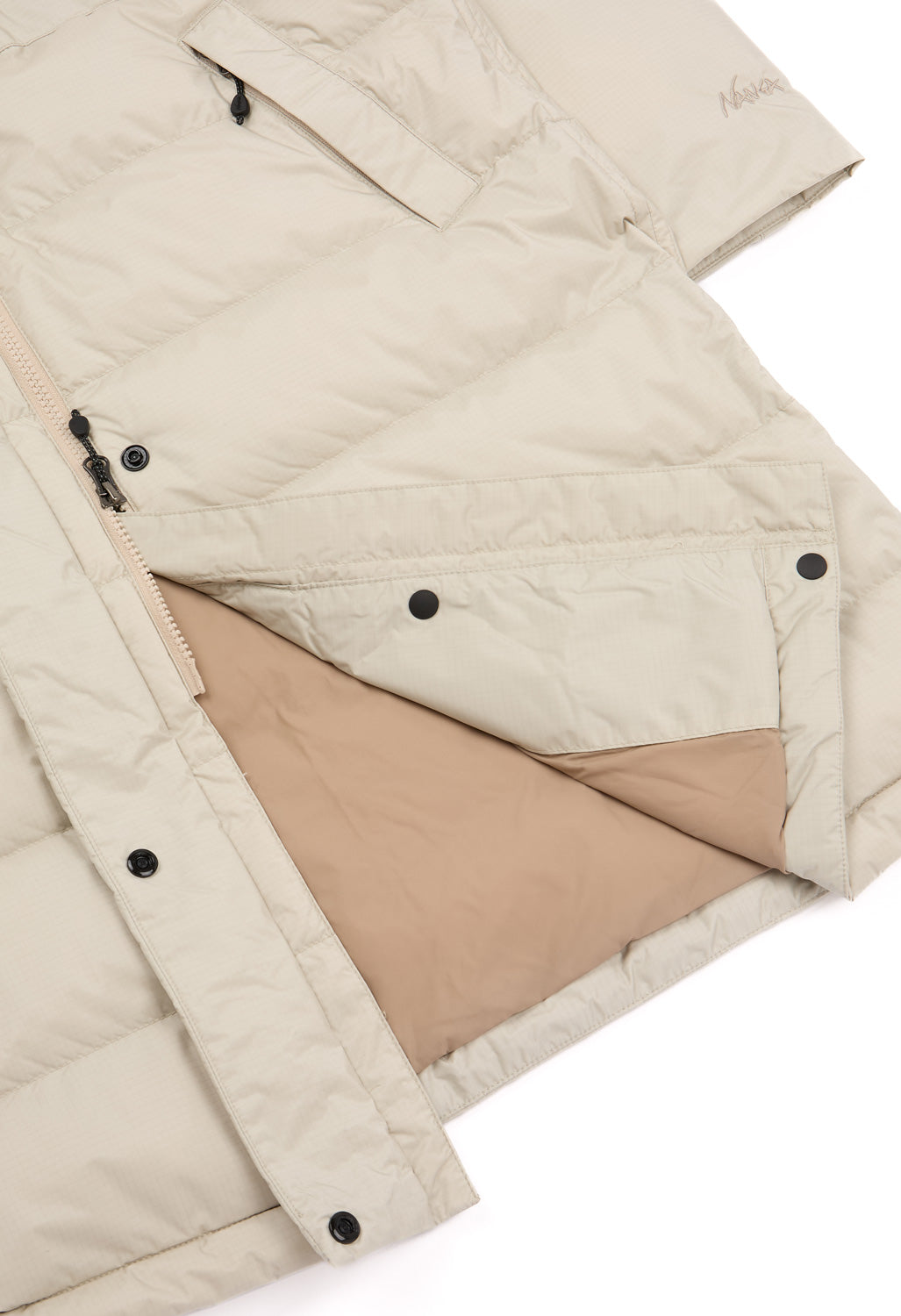 Nanga Women's AT Down Half Coat - Ivory