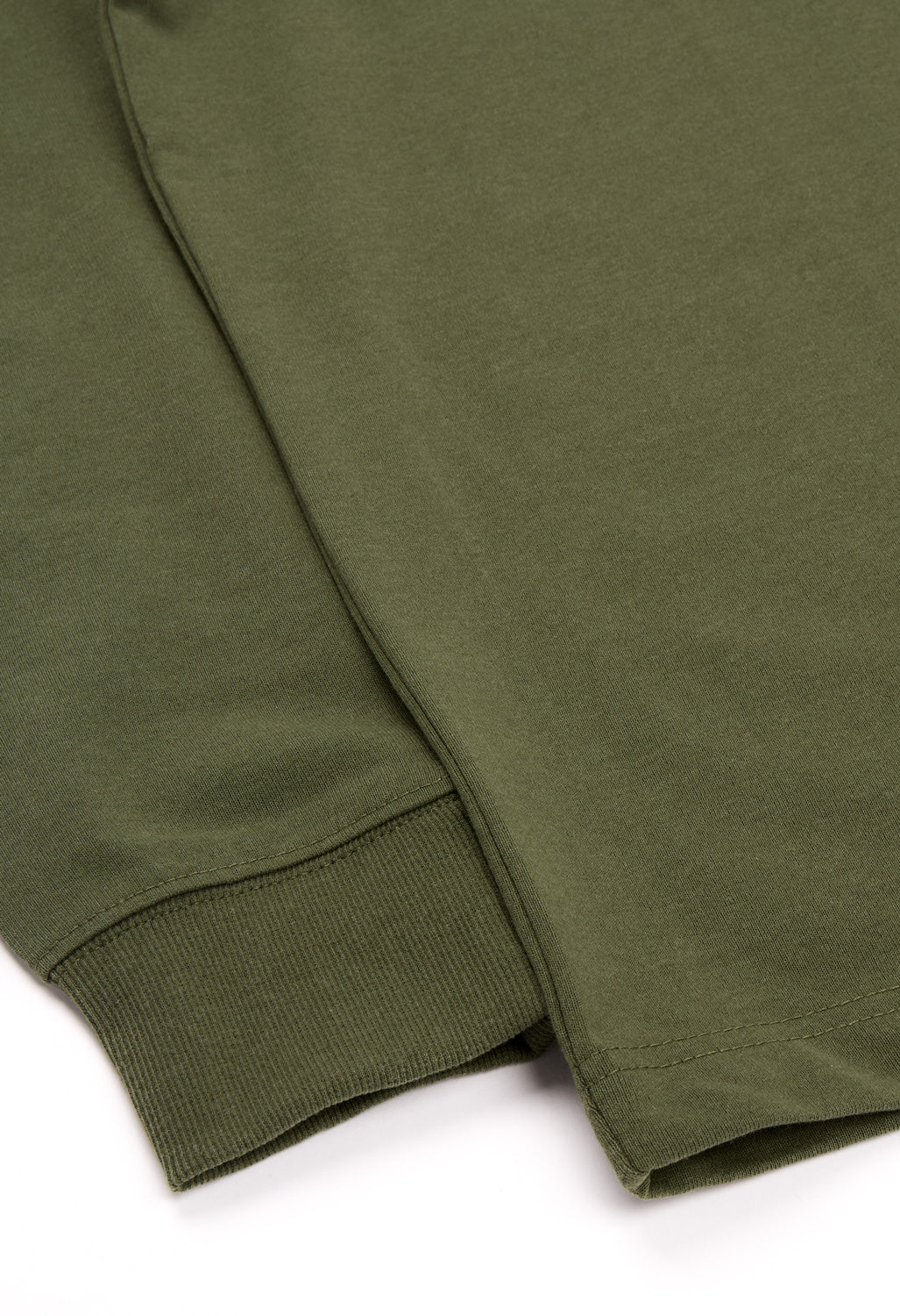 Nanga Men's Eco Hybrid Box Logo Long Sleeve Tee - Dark Green