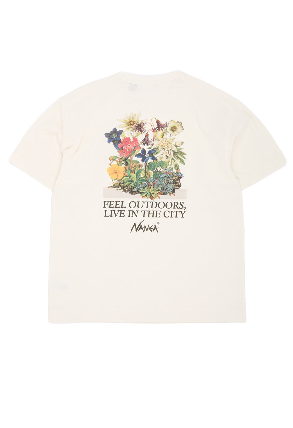 Nanga Men's Eco Hybrid Vintage Flower Tee - White