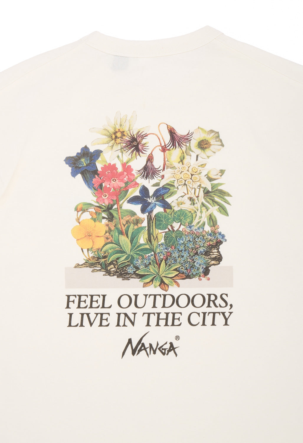 Nanga Men's Eco Hybrid Vintage Flower Tee - White