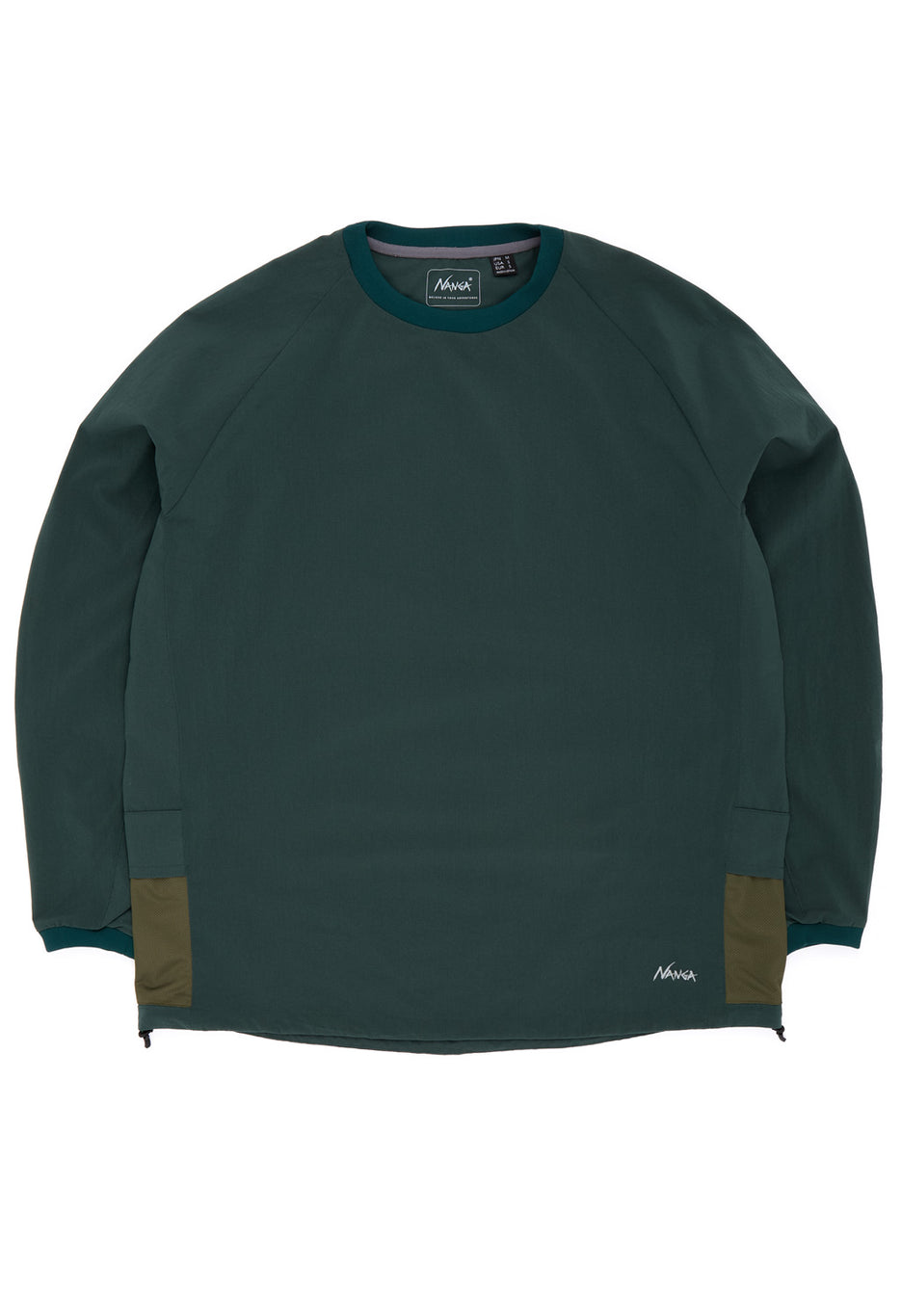 Nanga Men's DotAir Comfy Long Sleeve Tee - Green