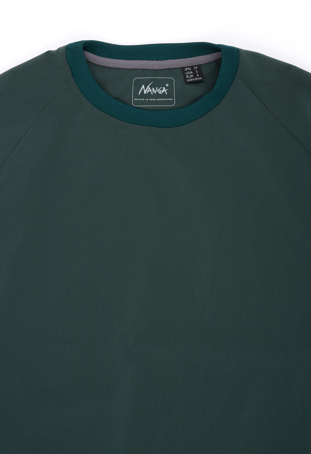Nanga Men's DotAir Comfy Long Sleeve Tee - Green