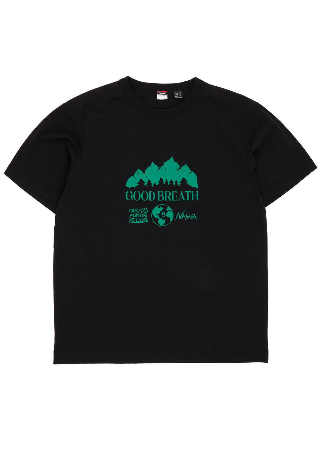 Nanga Men's Eco Hybrid Good Breath Tee - Black