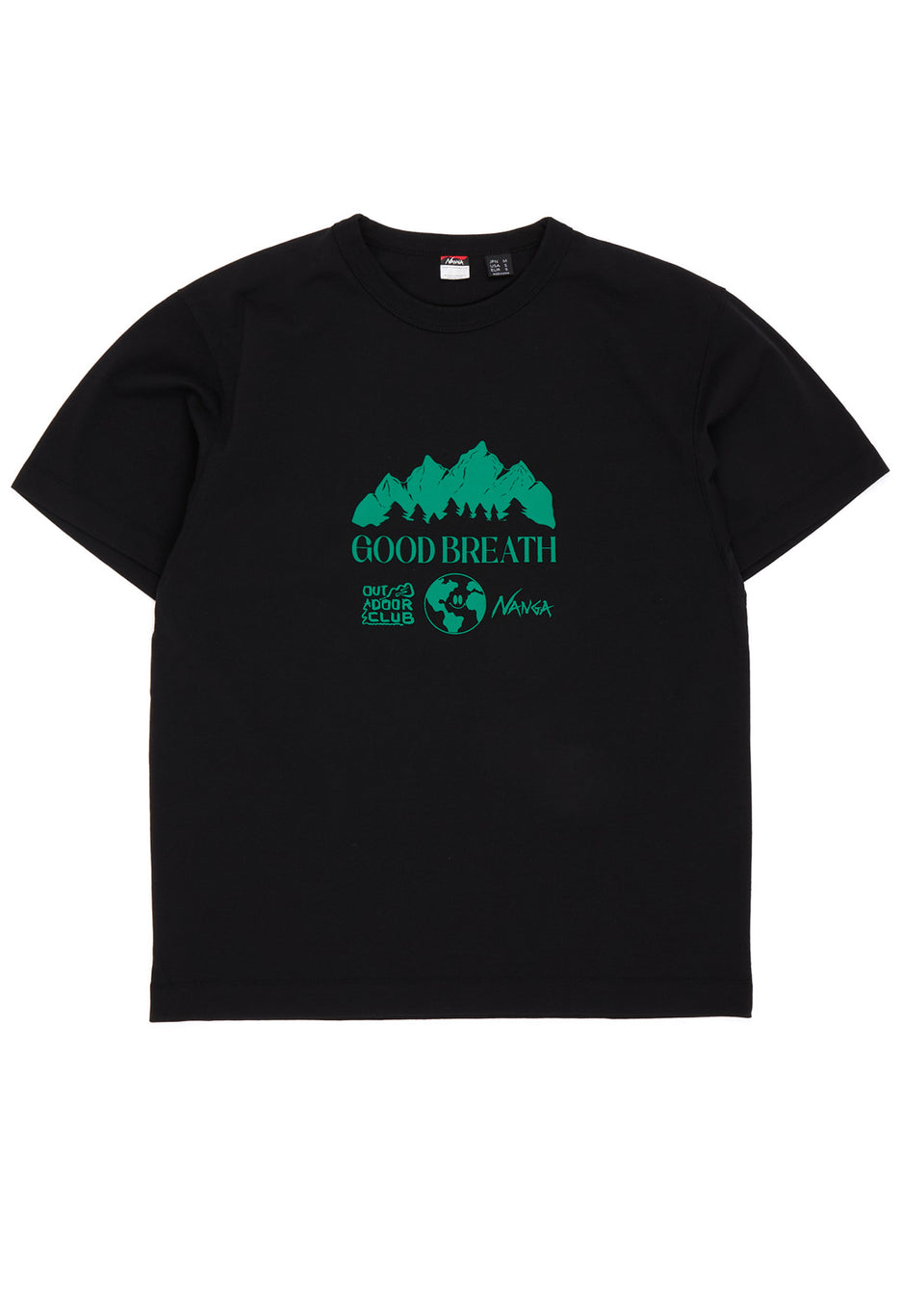 Nanga Men's Eco Hybrid Good Breath Tee - Black