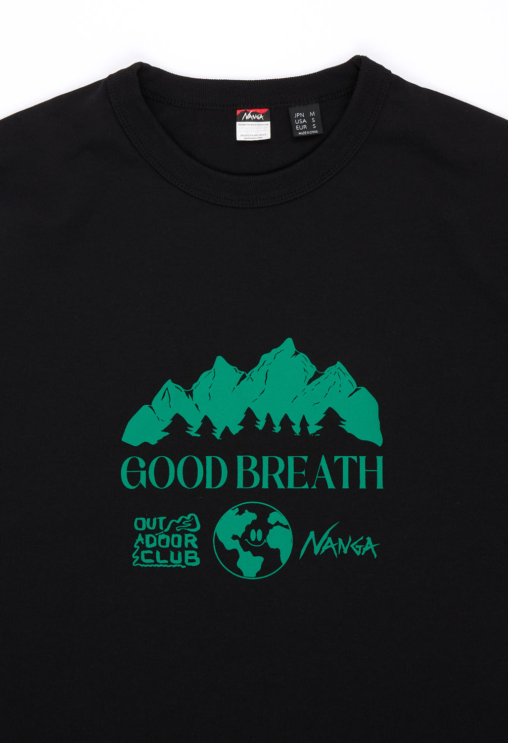 Nanga Men's Eco Hybrid Good Breath Tee - Black