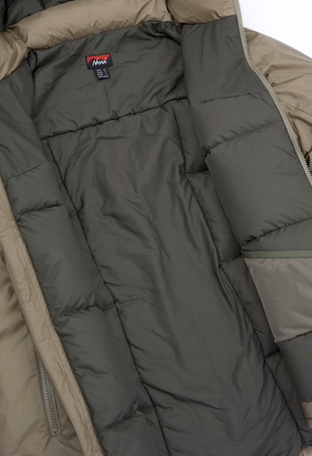 Nanga Men's Mountain Base Down Jacket - Khaki