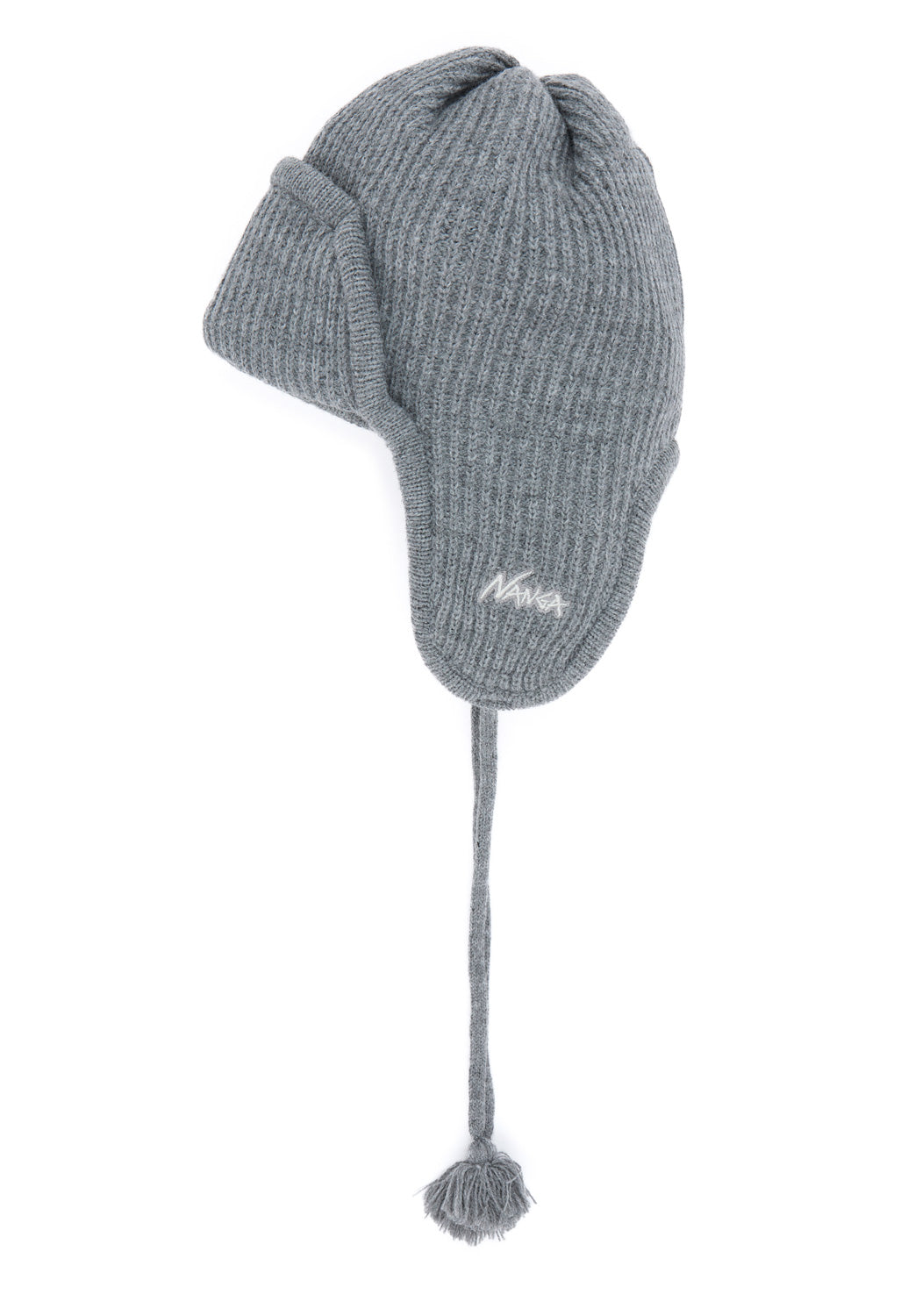 Nanga Earflap Knit Beanie - Grey