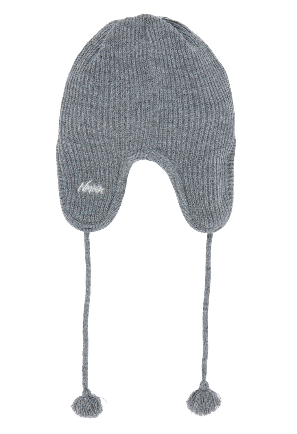 Nanga Earflap Knit Beanie - Grey