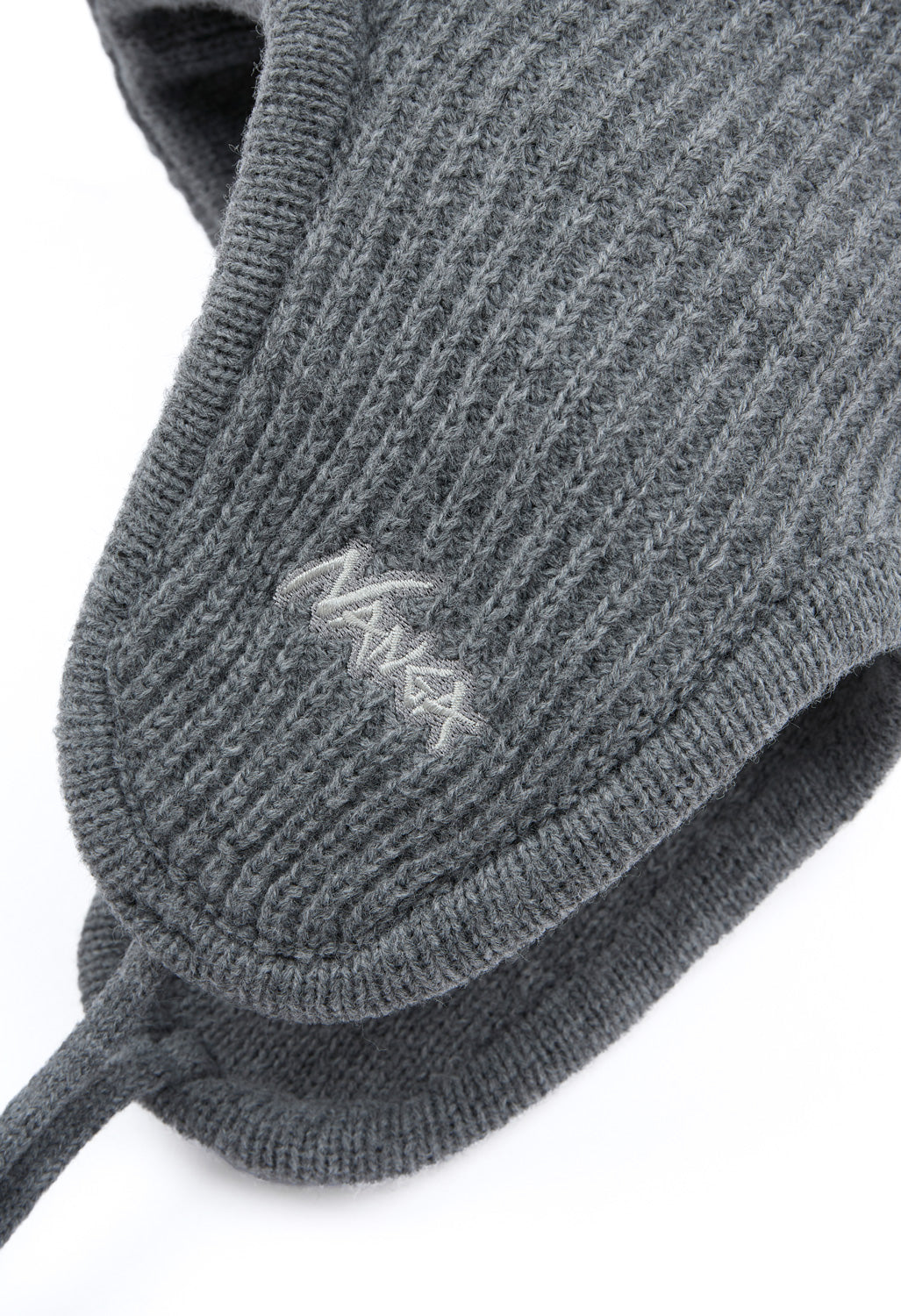 Nanga Earflap Knit Beanie - Grey