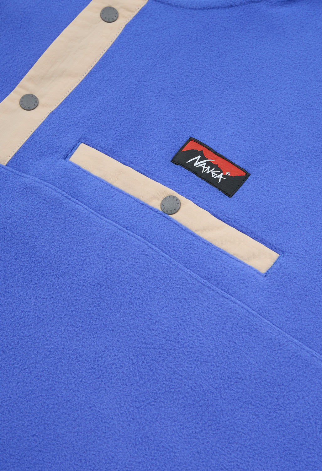 Nanga Men's Air Warm Fleece Top - Blue