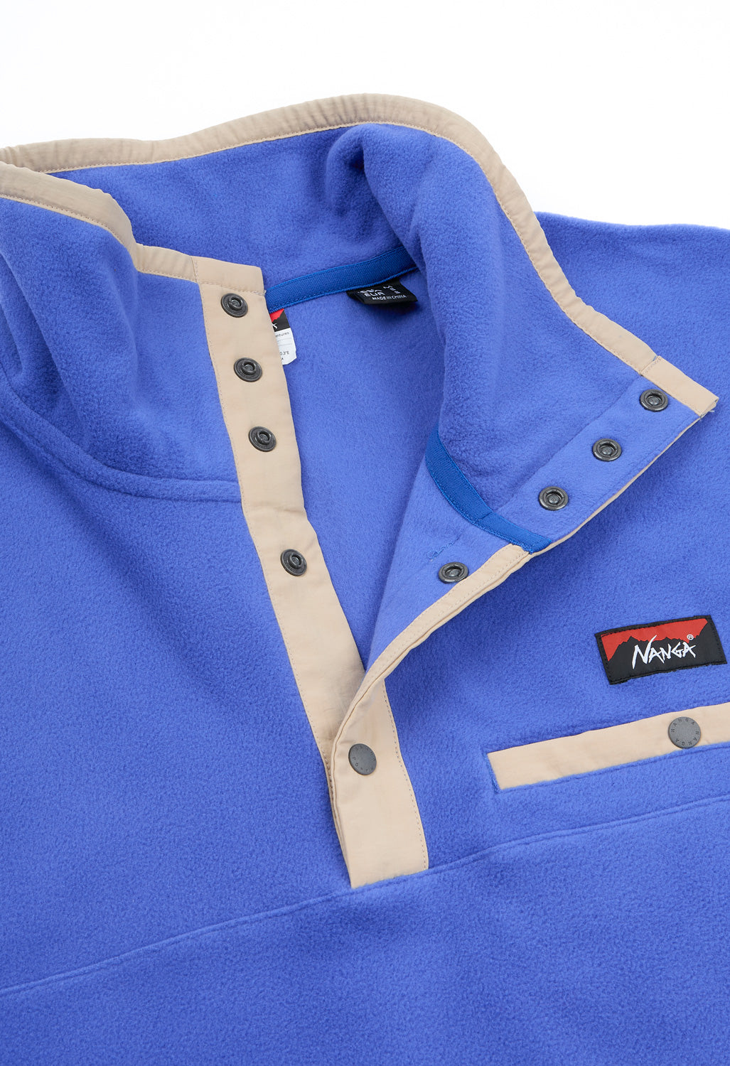 Nanga Men's Air Warm Fleece Top - Blue