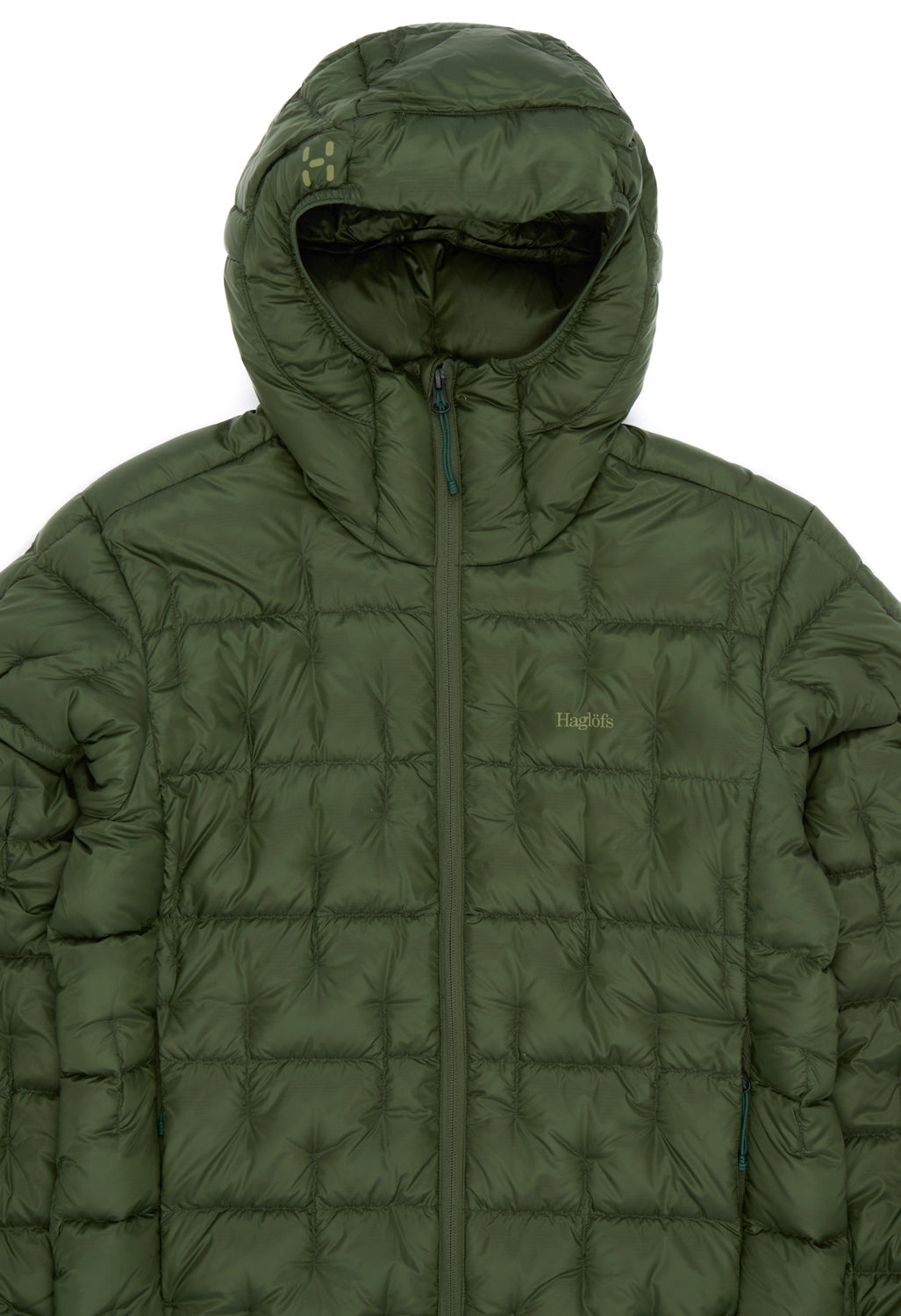 Haglofs Men's Hede Down Hood Jacket - Seaweed Green