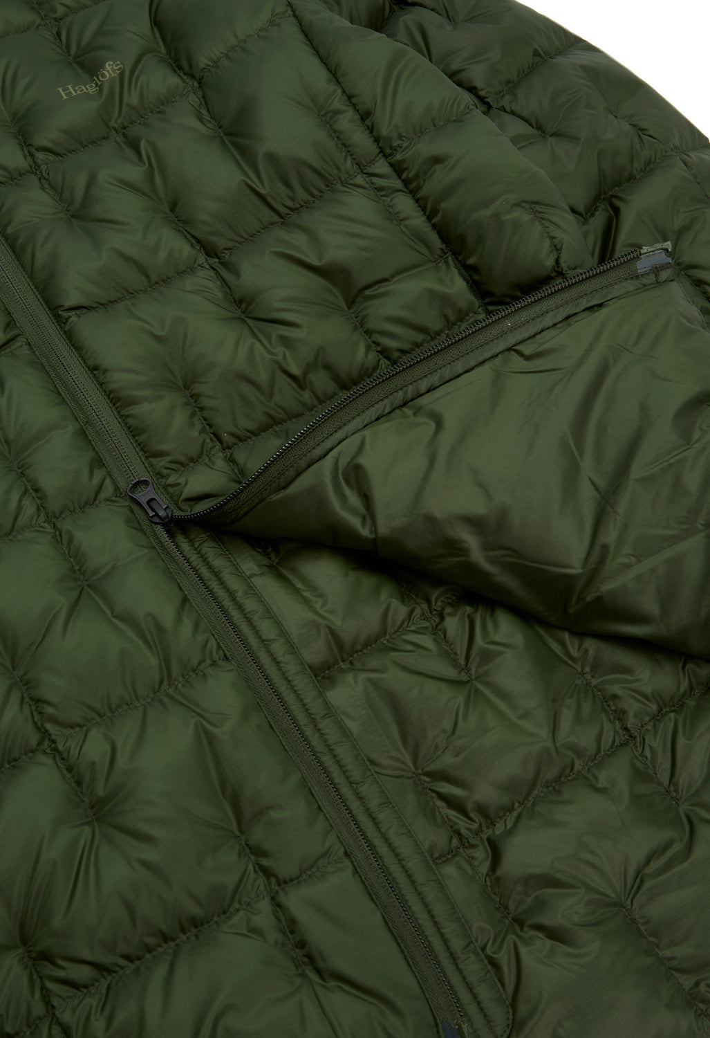 Haglofs Men's Hede Down Hood Jacket - Seaweed Green
