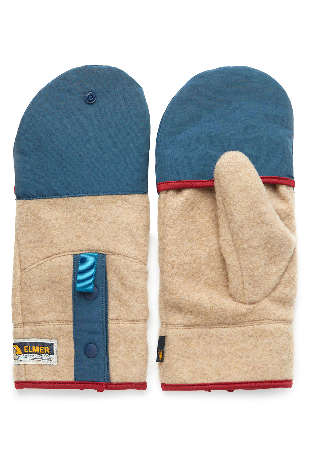 Elmer Recycled Wool Fleece Mitten Cover Gloves 0