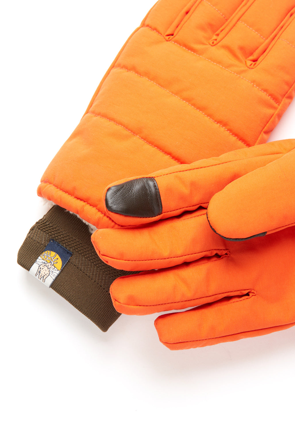 Elmer Knit Cuff Gloves - Orange
