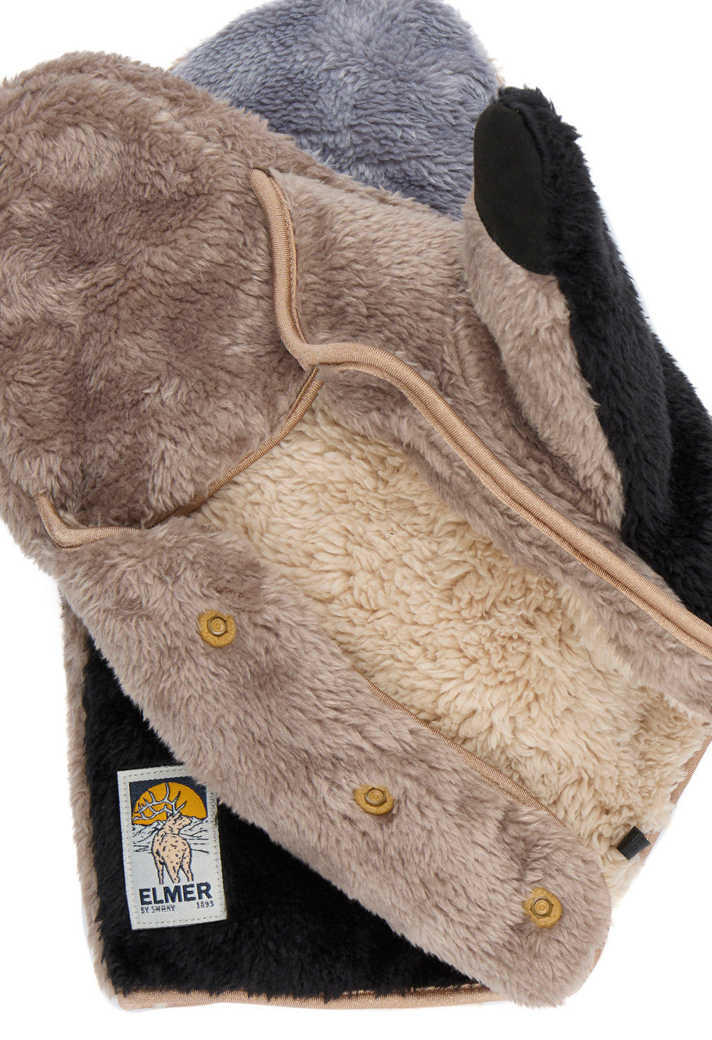 Elmer Cuddly Cub Mittens - Black