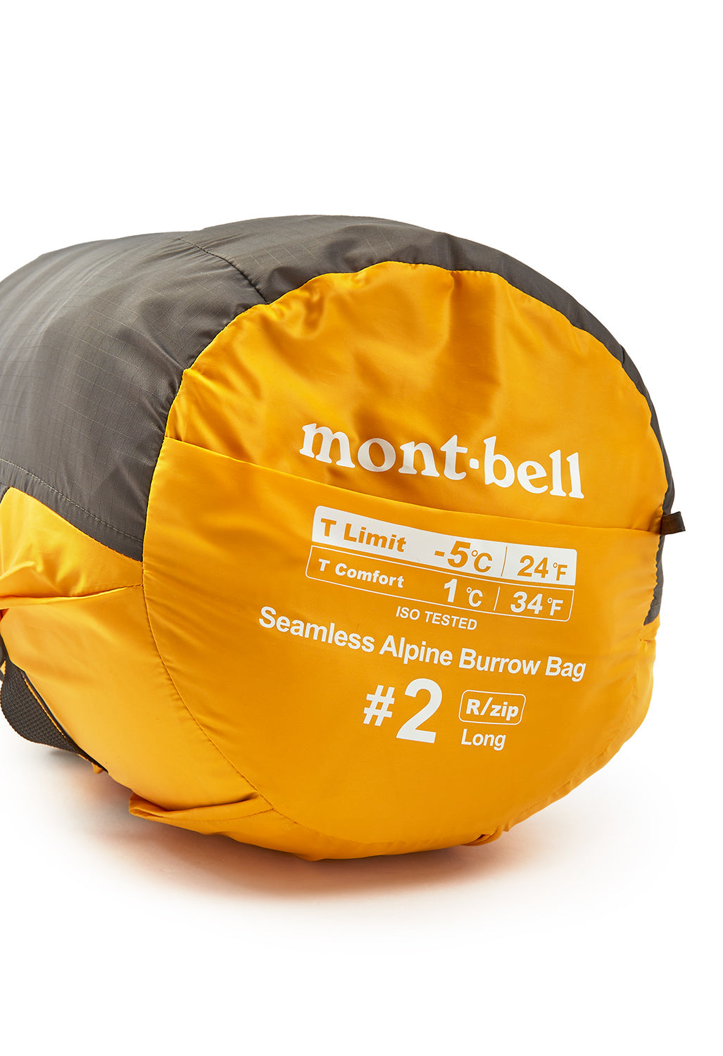 Montbell Seemless Alpine Burrow Bag #2 Long Sleeping Bag - Sunflower