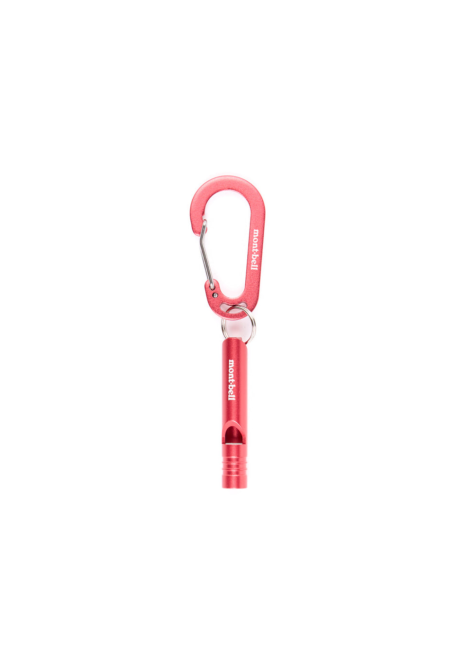 Montbell Aluminum Whistle Small - Vermillion