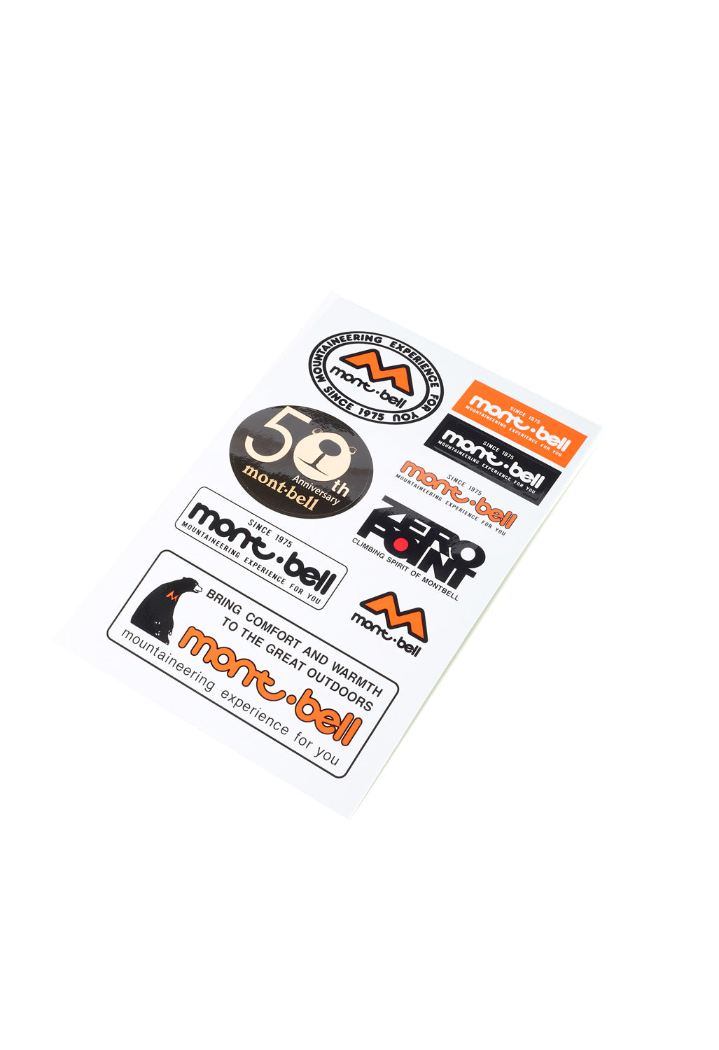 Montbell 50th Anniversary Classic Logo Set