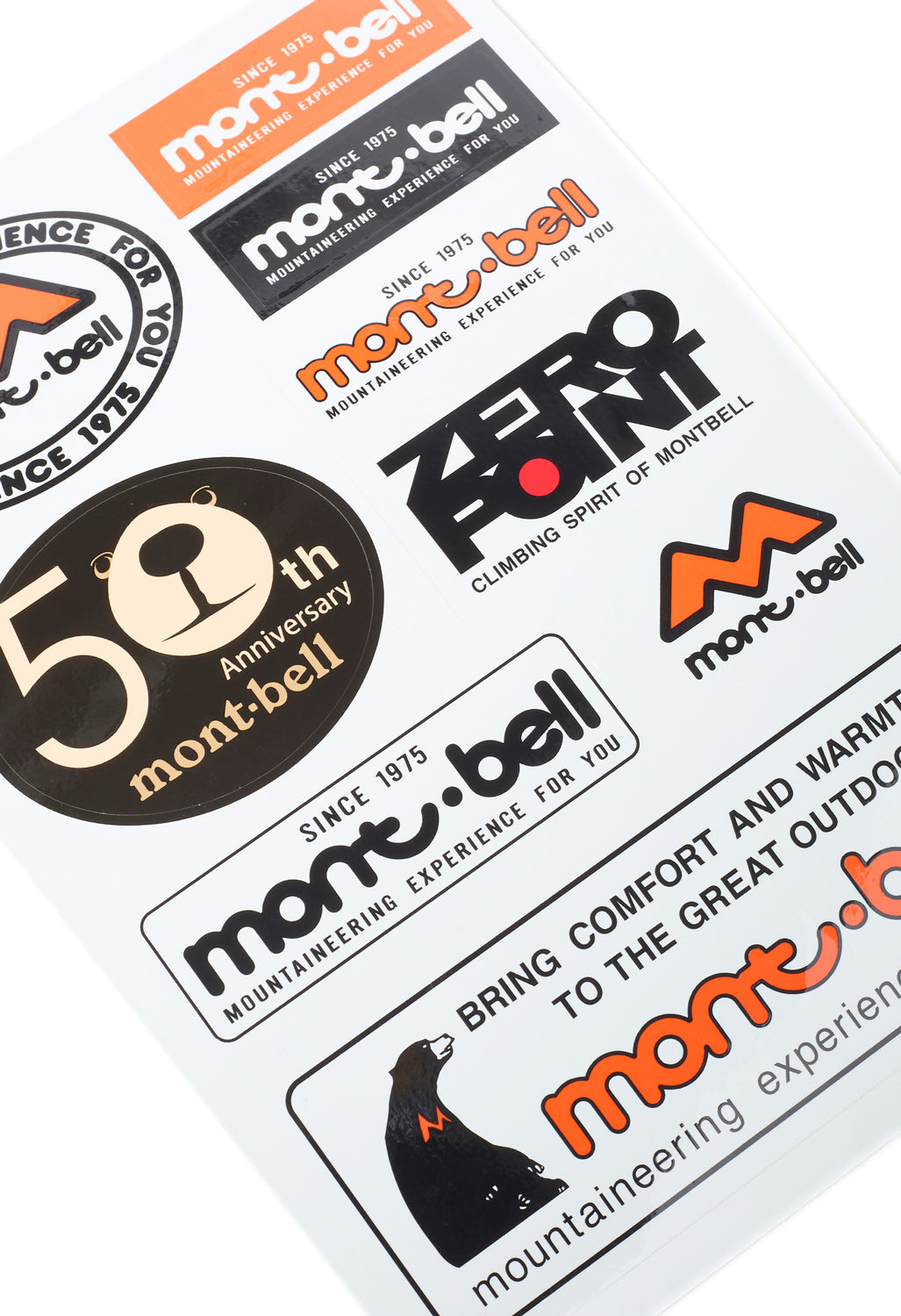 Montbell 50th Anniversary Classic Logo Set